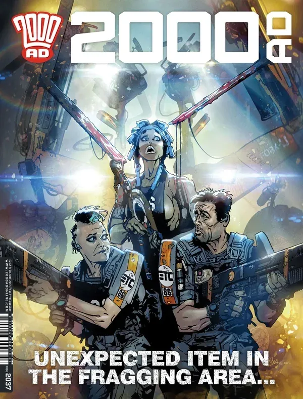 Cover of 2000 AD #2037