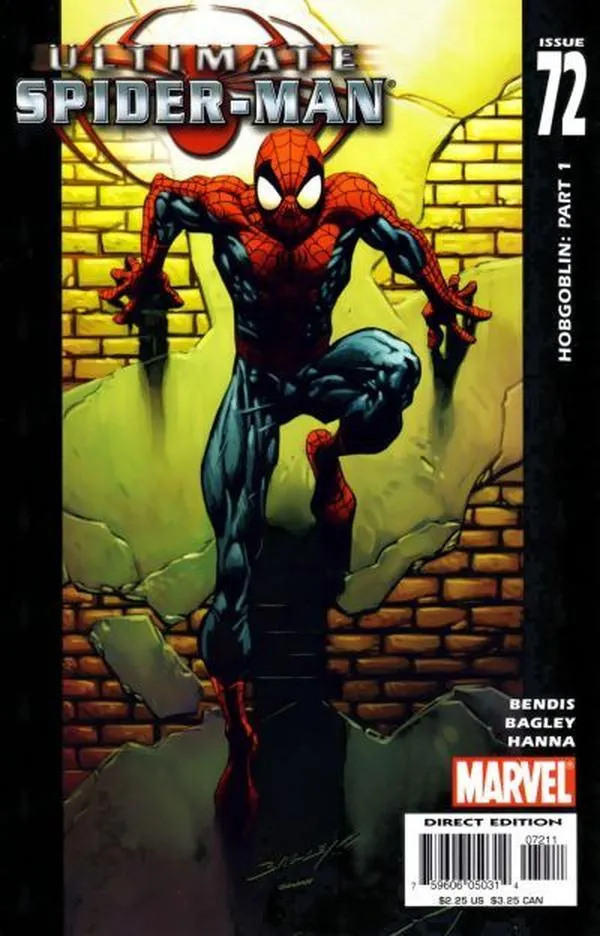 Cover of Ultimate Spider-Man #72