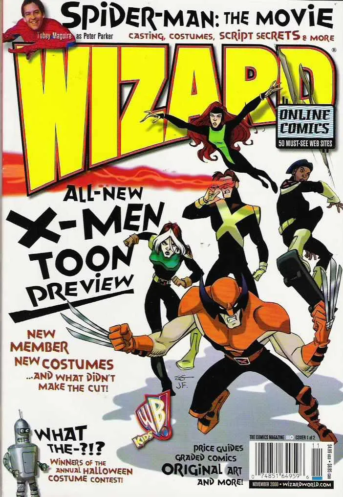 Cover of Wizard: The Comics Magazine #110