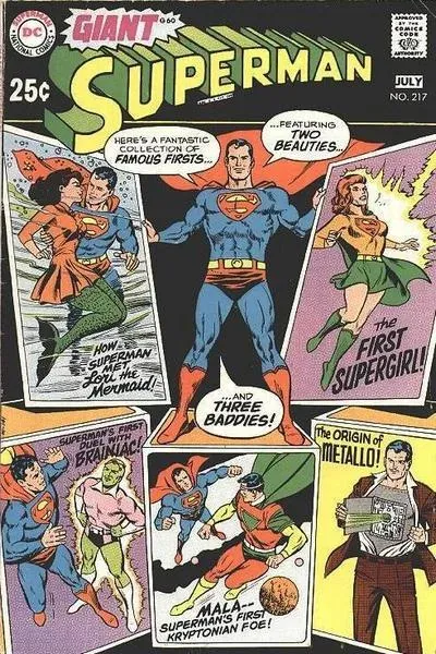 Cover of Superman #217