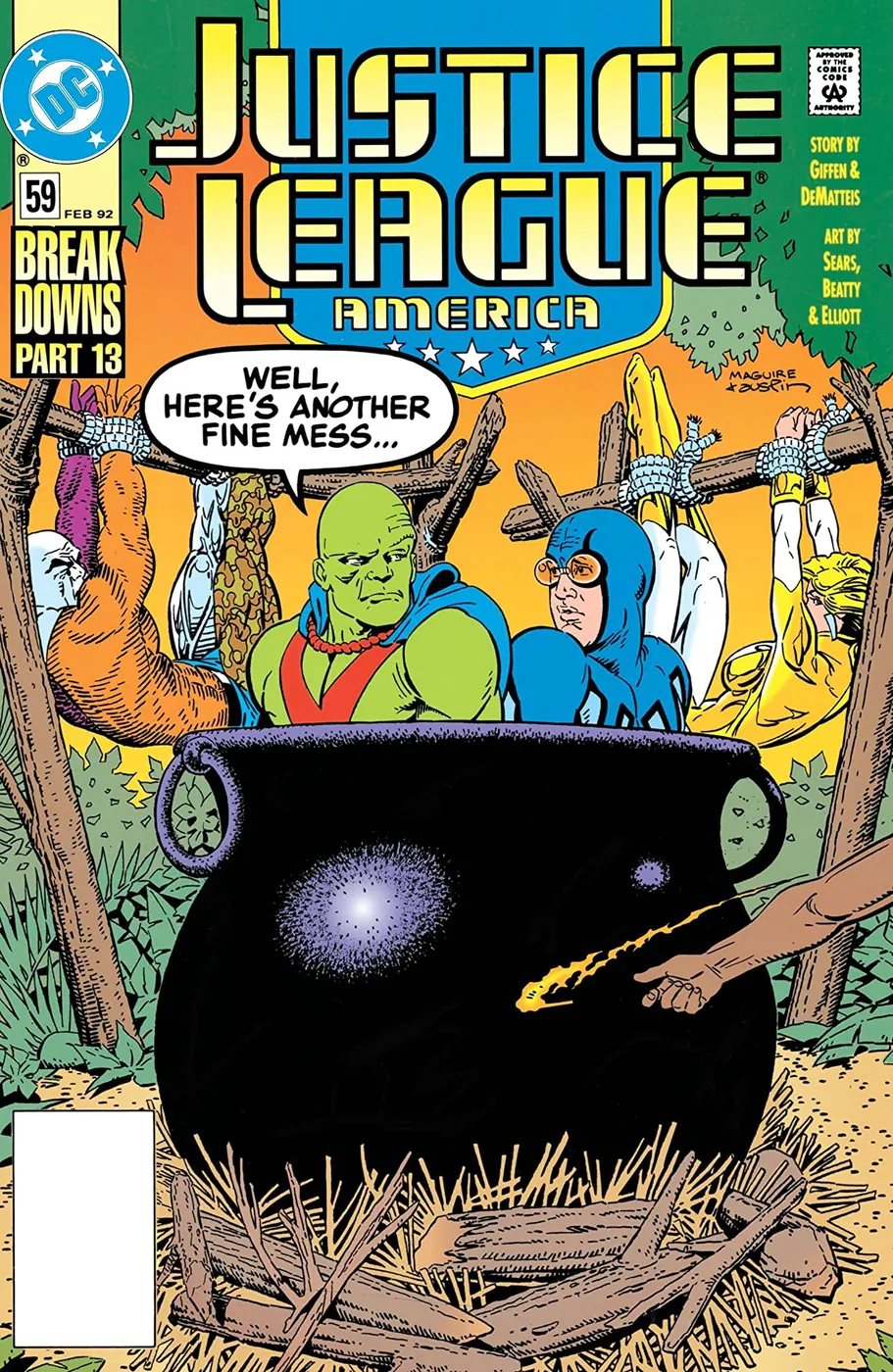 Cover of Justice League America #59