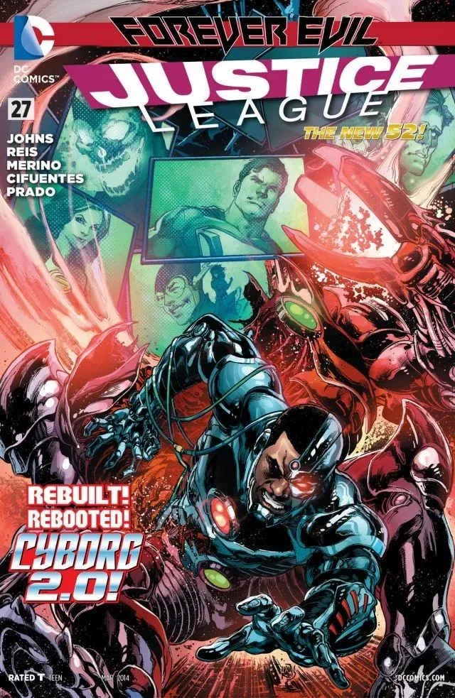Cover of Justice League #27