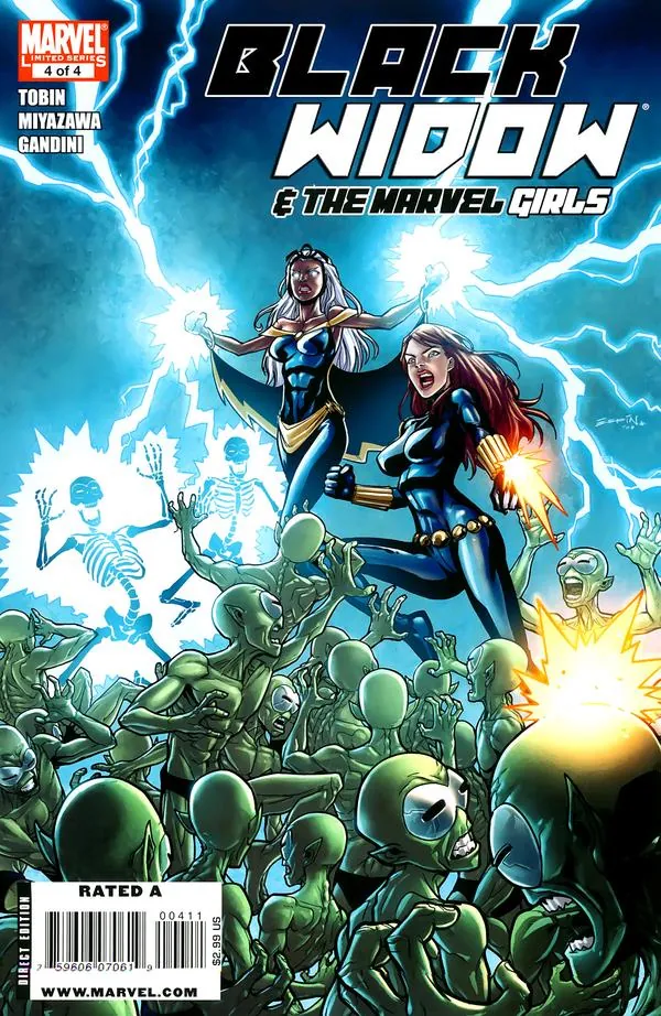 Cover of Black Widow & The Marvel Girls #4