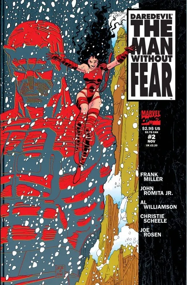 Cover of Daredevil The Man Without Fear #2