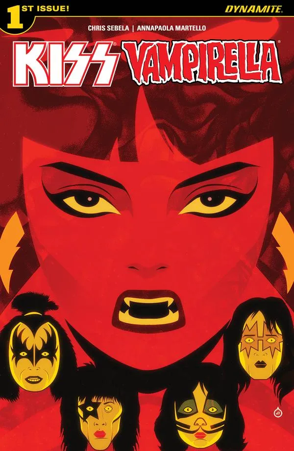Cover of KISS / Vampirella #1
