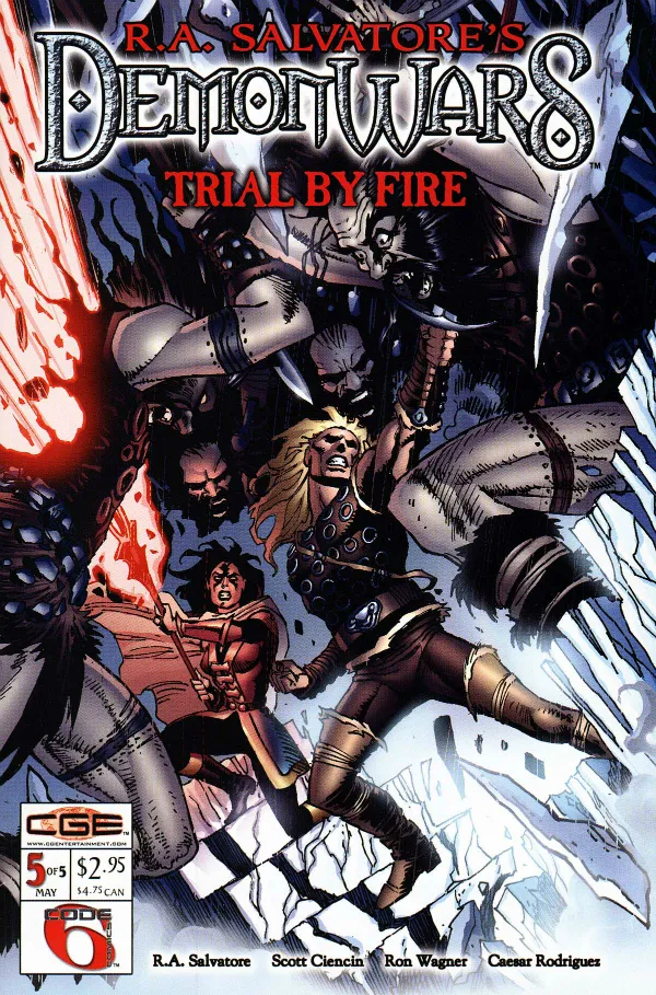 Cover of R.A. Salvatore's DemonWars: Trial by Fire #5
