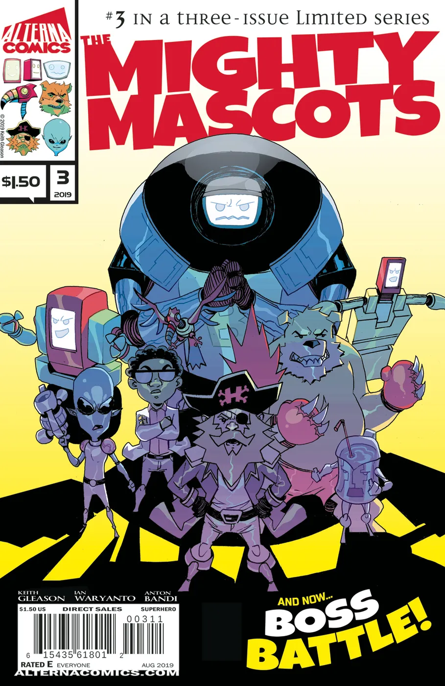 Cover of Mighty Mascots #3