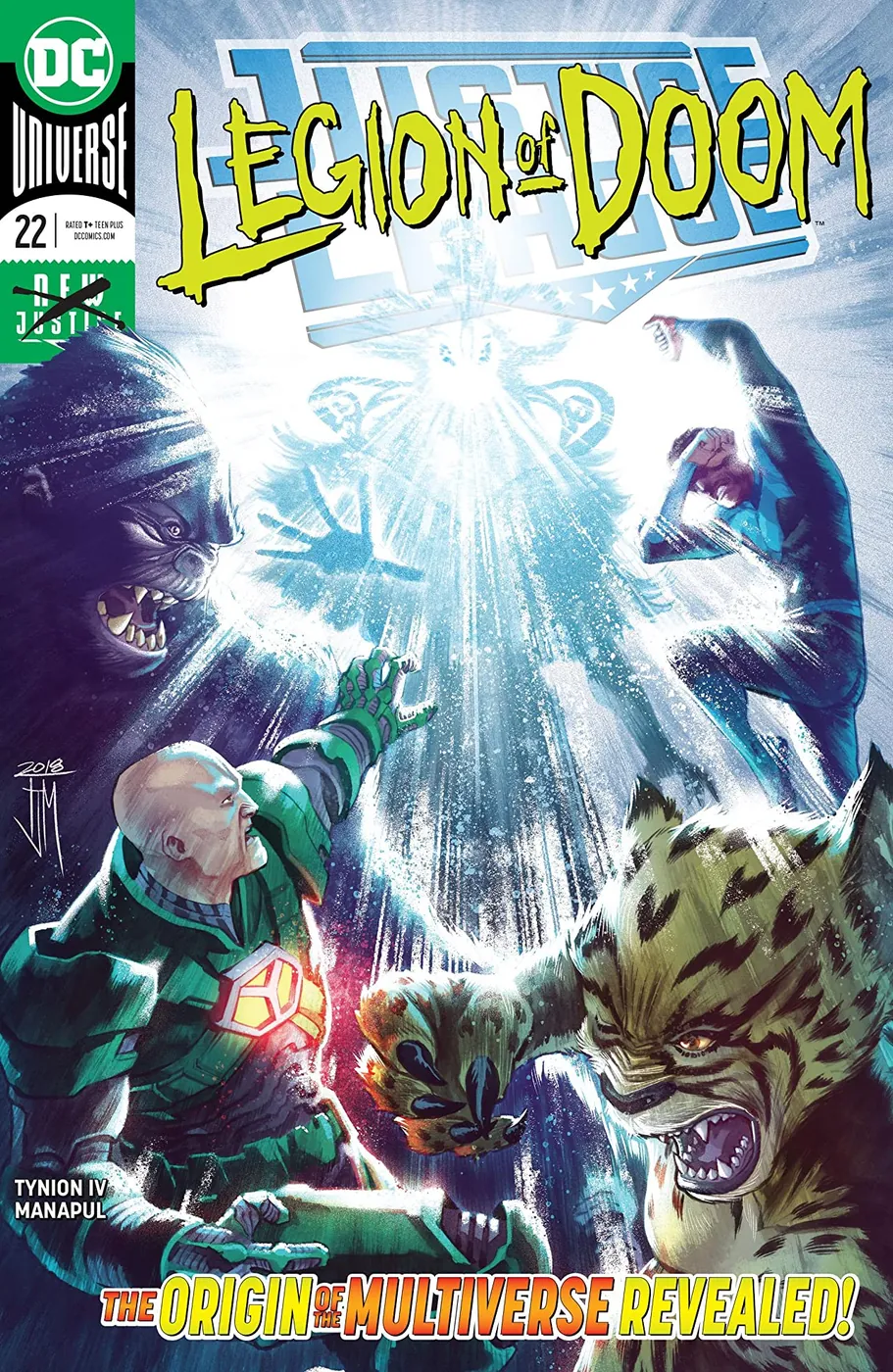 Cover of Justice League #22