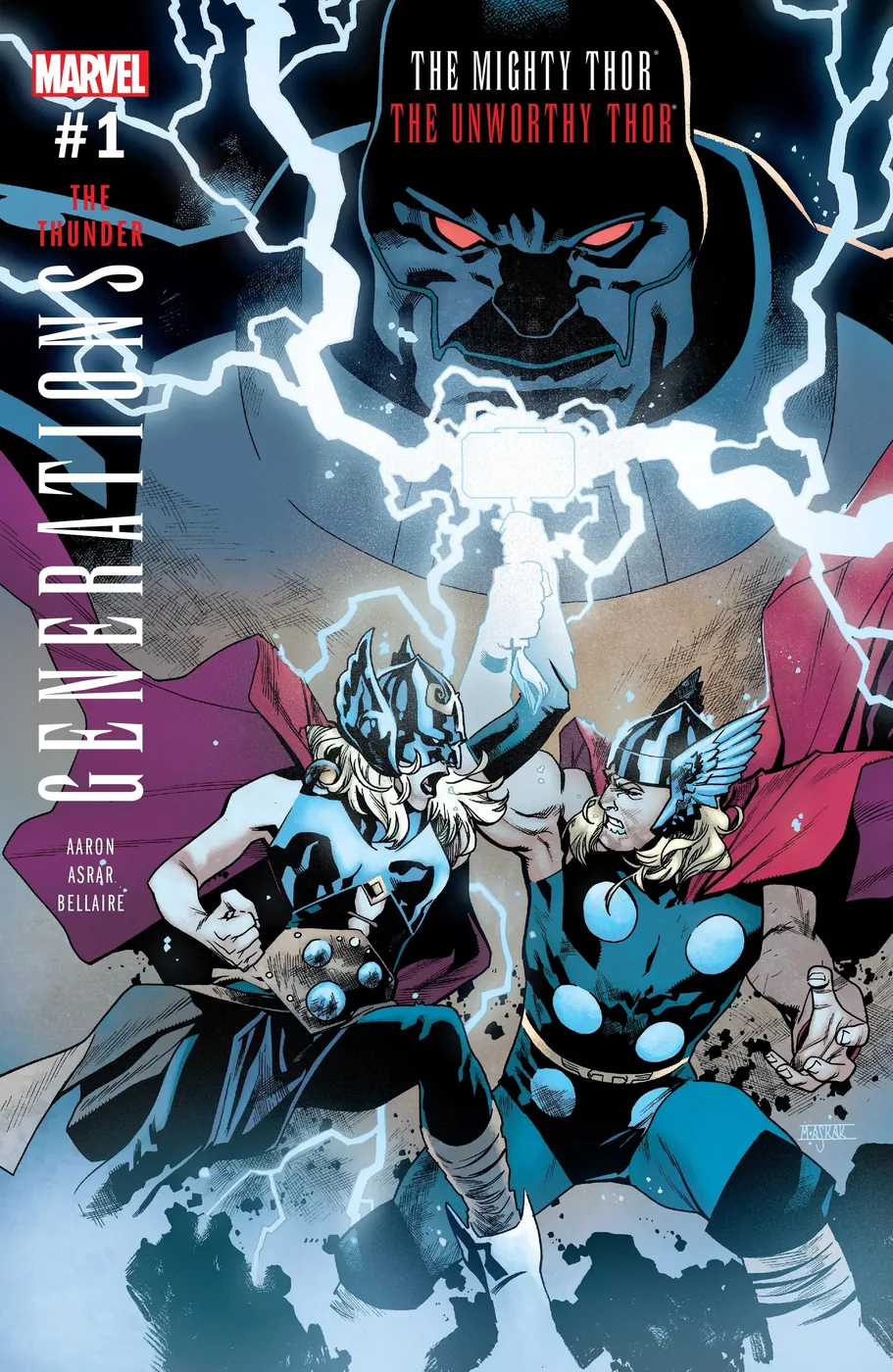 Cover of Generations: The Unworthy Thor & The Mighty Thor #1