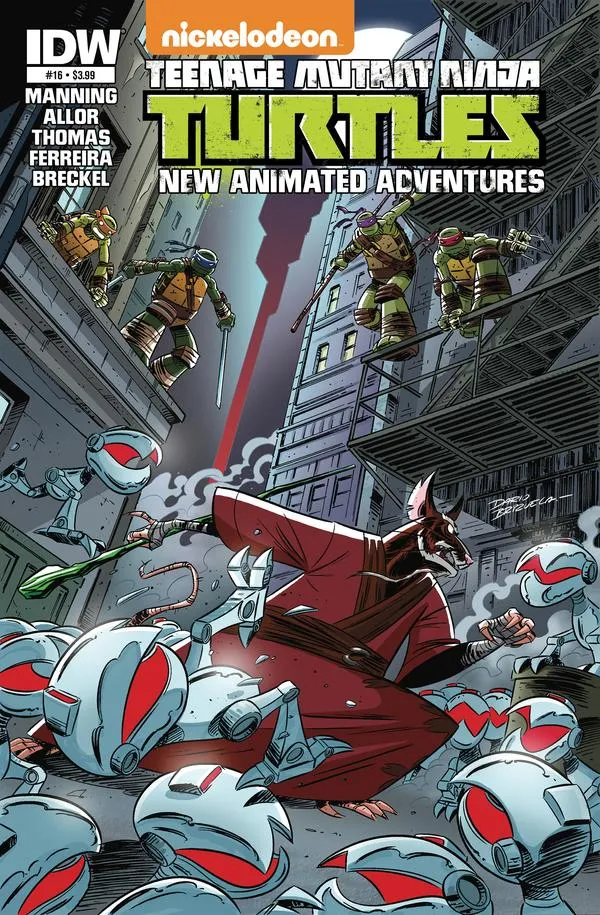 Cover of Teenage Mutant Ninja Turtles New Animated Adventures #16