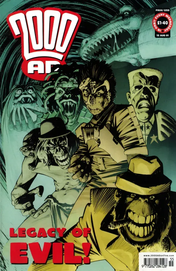 Cover of 2000 AD #1255