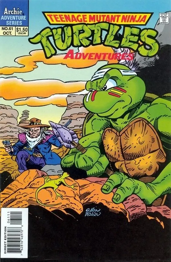 Cover of Teenage Mutant Ninja Turtles Adventures #61