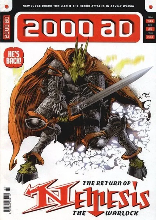 Cover of 2000 AD #1165