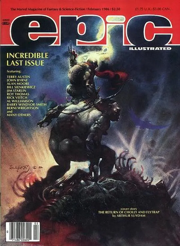 Cover of Epic Illustrated #34