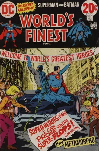 Cover of World's Finest Comics #218