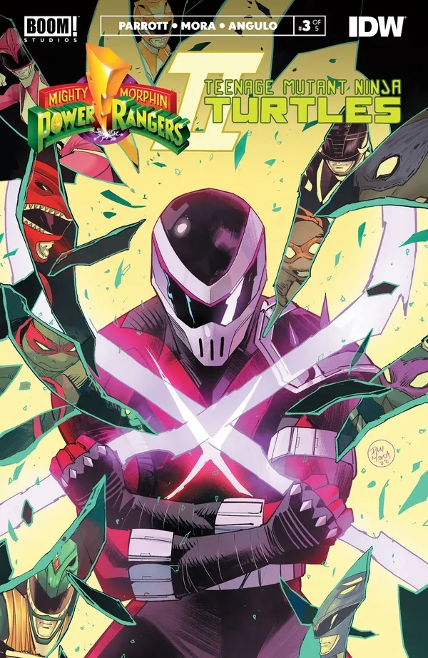 Cover of Mighty Morphin Power Rangers / Teenage Mutant Ninja Turtles II #3