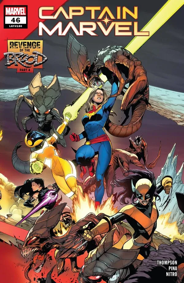 Cover of Captain Marvel #46 (180)