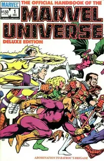 Cover of The Official Handbook of the Marvel Universe #1