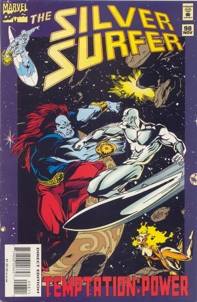 Cover of Silver Surfer #98