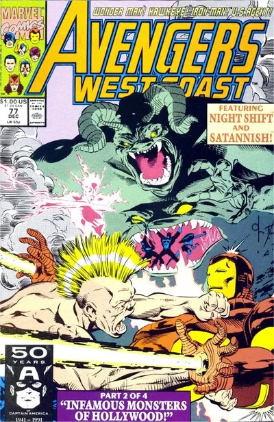 Cover of Avengers West Coast #77