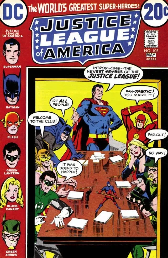 Cover of Justice League of America #105