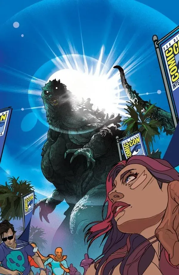 Cover of Godzilla vs. America: San Diego #1