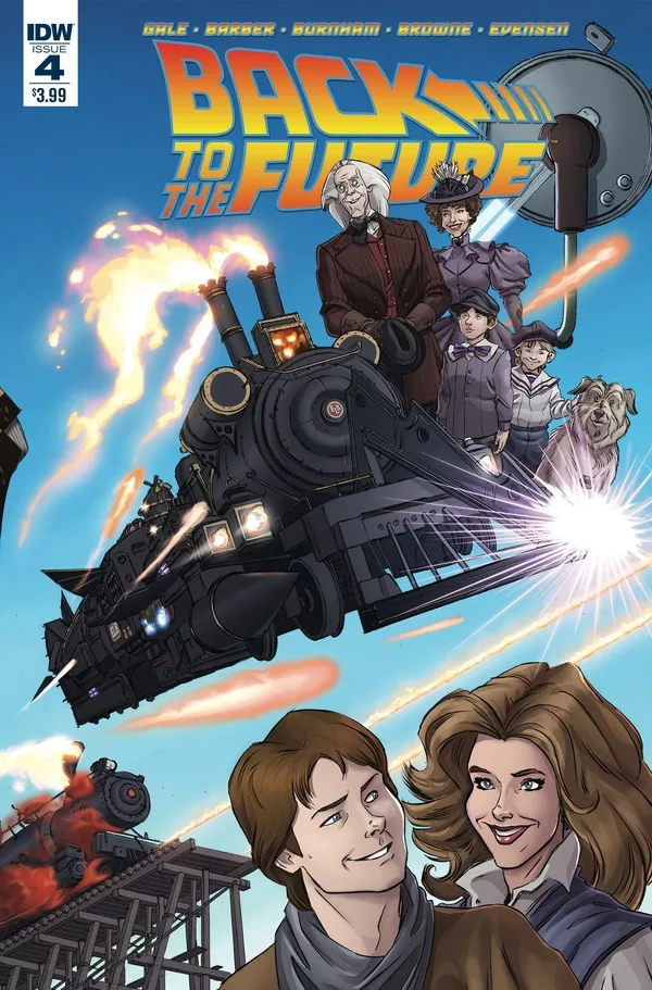 Cover of Back to the Future #4