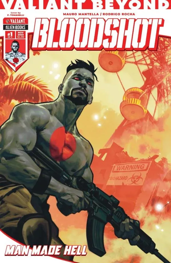 Cover of Valiant Beyond: Bloodshot – Man Made Hell #1