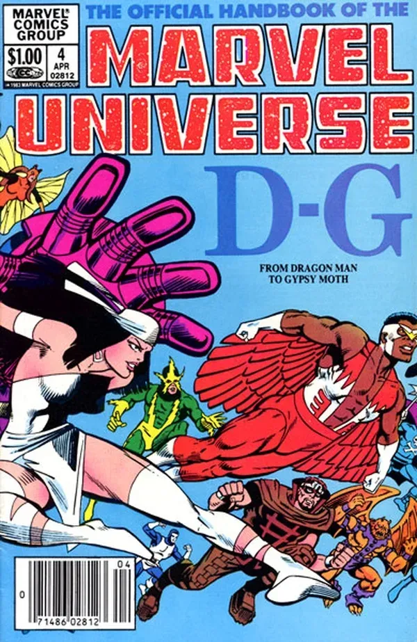 Cover of The Official Handbook of the Marvel Universe #4