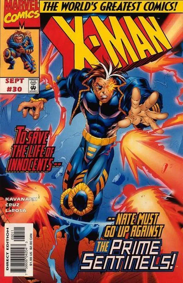 Cover of X-Man #30