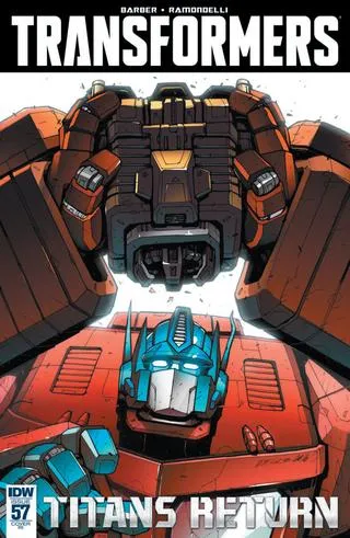 Cover of The Transformers #57