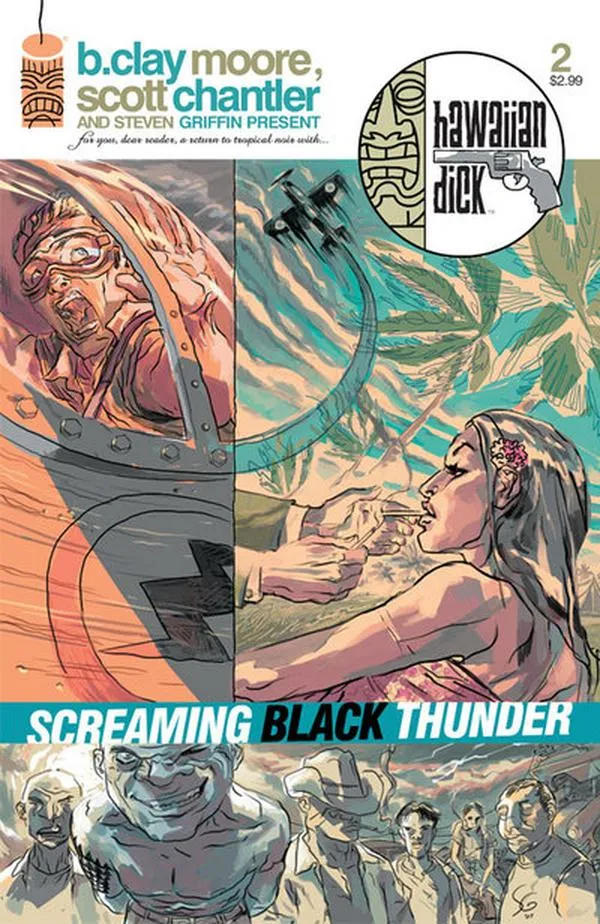 Cover of Hawaiian Dick: Screaming Black Thunder #2