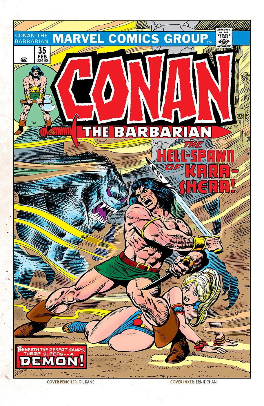 Cover of Conan the Barbarian #35