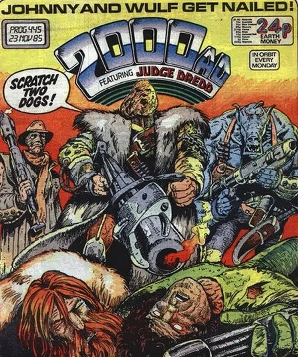 Cover of 2000 AD #445