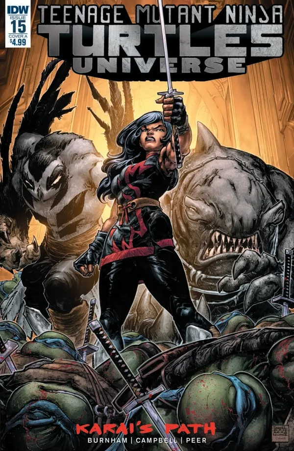 Cover of Teenage Mutant Ninja Turtles Universe #15