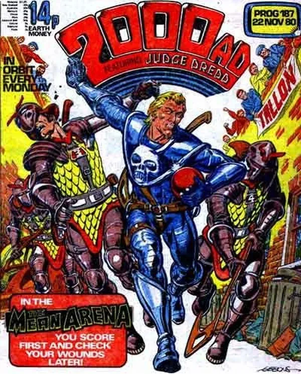 Cover of 2000 AD #187