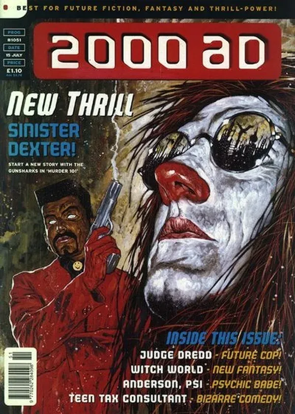 Cover of 2000 AD #1051