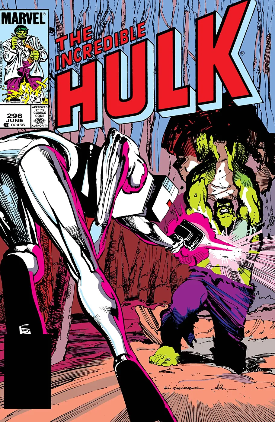 Cover of The Incredible Hulk #296