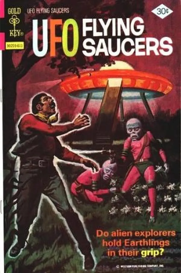 Cover of UFO Flying Saucers #12