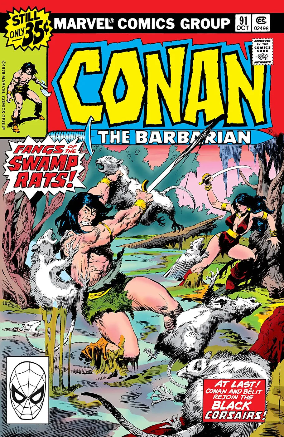 Cover of Conan the Barbarian #91