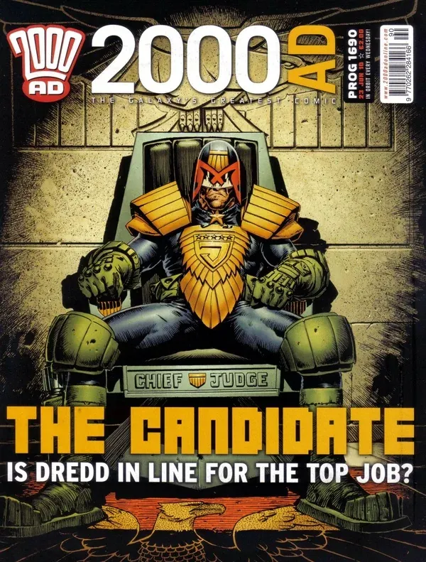 Cover of 2000 AD #1690