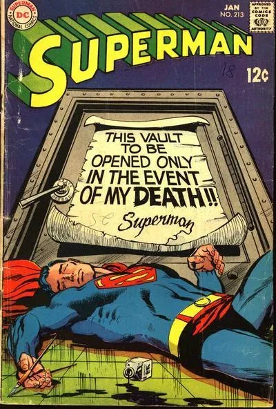 Cover of Superman #213
