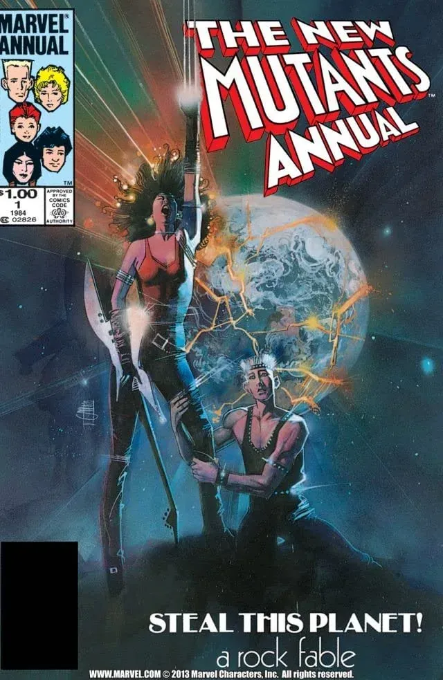Cover of The New Mutants Annual #1