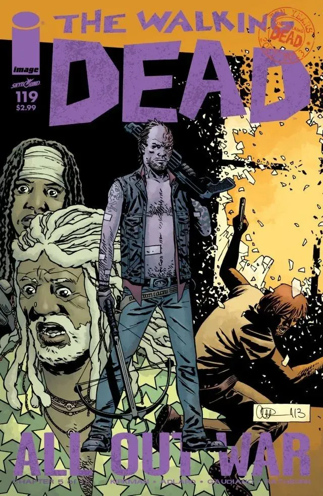 Cover of The Walking Dead #119