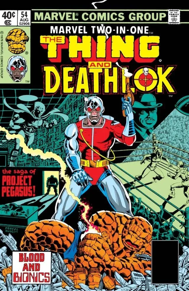 Cover of Marvel Two-in-One #54