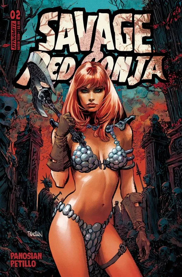 Cover of Savage Red Sonja #2