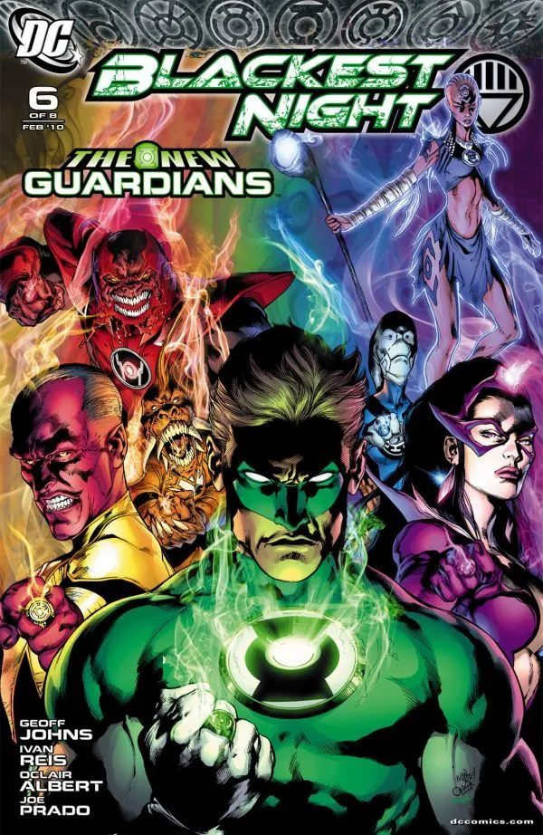Cover of Blackest Night #6