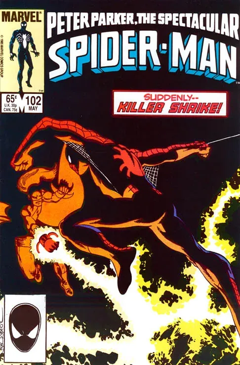 Cover of The Spectacular Spider-Man #102