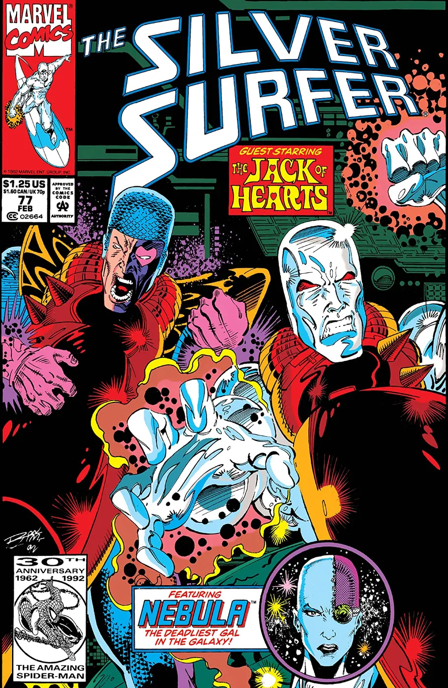 Cover of Silver Surfer #77