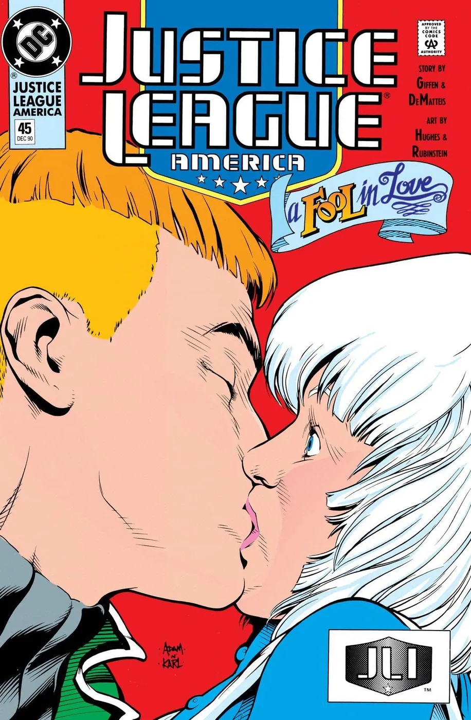 Cover of Justice League America #45